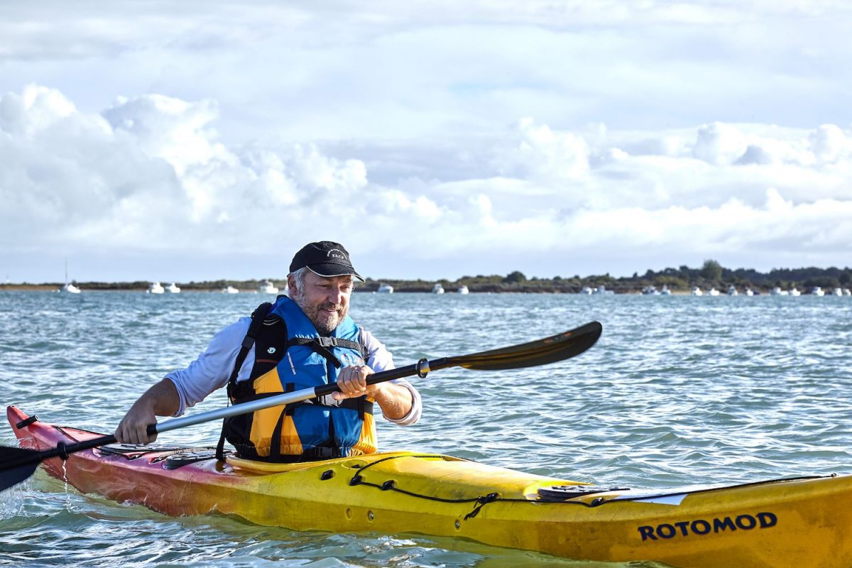 Kayak de mer en Normandie à Ouistreham