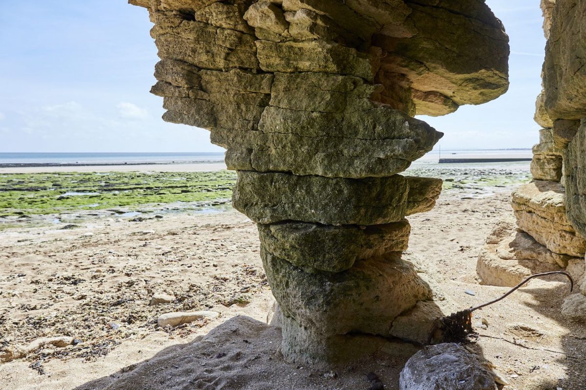 Les Falaises des Confessionnaux de Lion-sur-mer