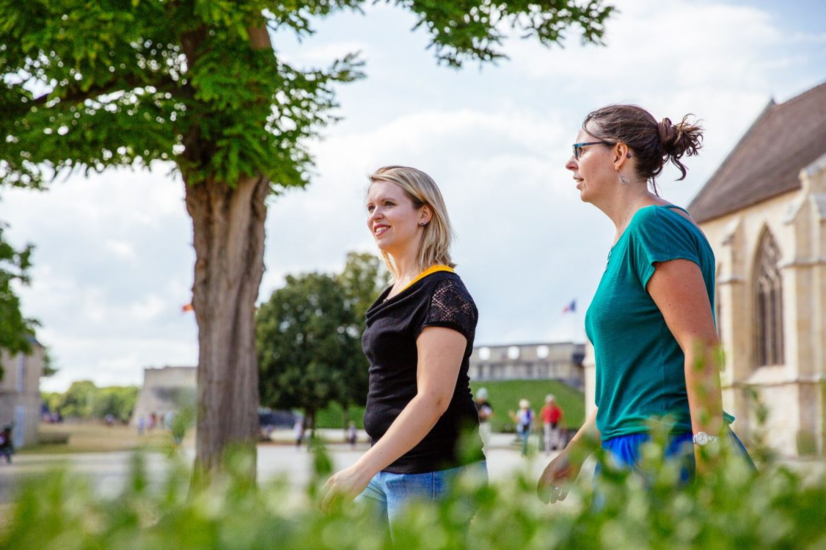Balade dans l'enceinte du Château de Caen
