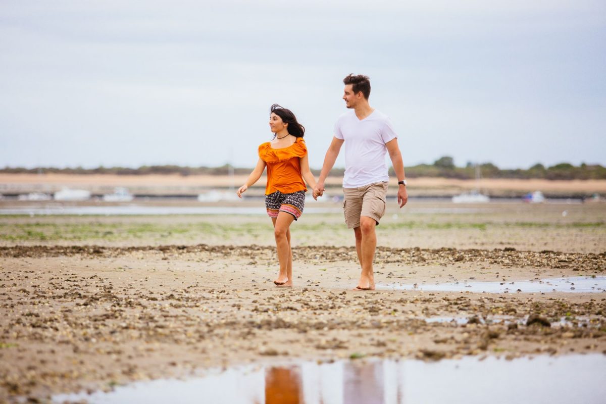 Balade en couple à la pointe du siège - Ouistreham