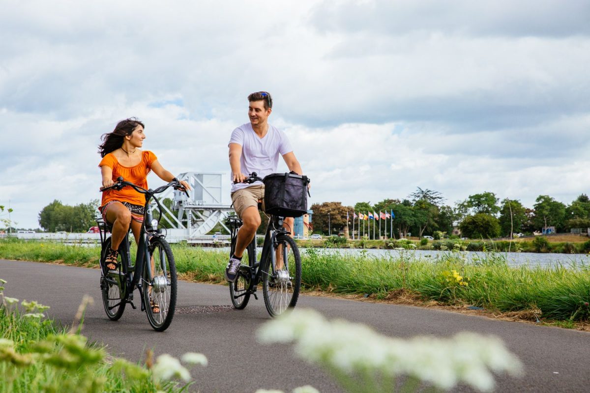 Balade à vélo sur les voies vertes de Caen la mer