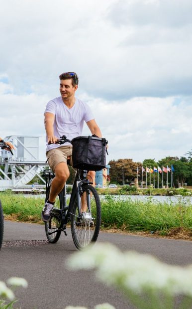 Caen la mer à vélo