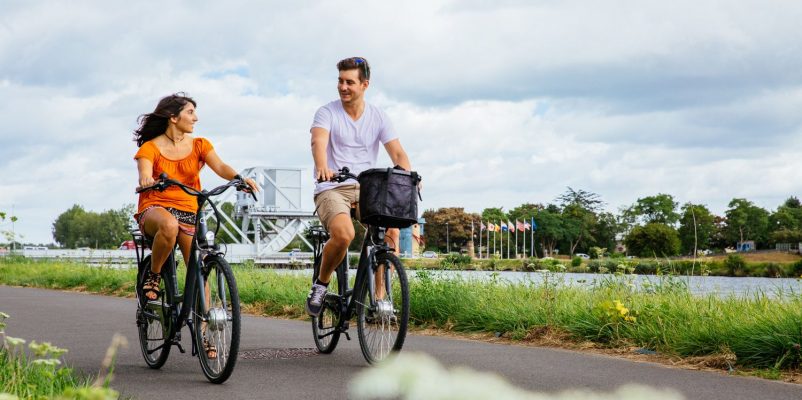 Caen la mer à vélo