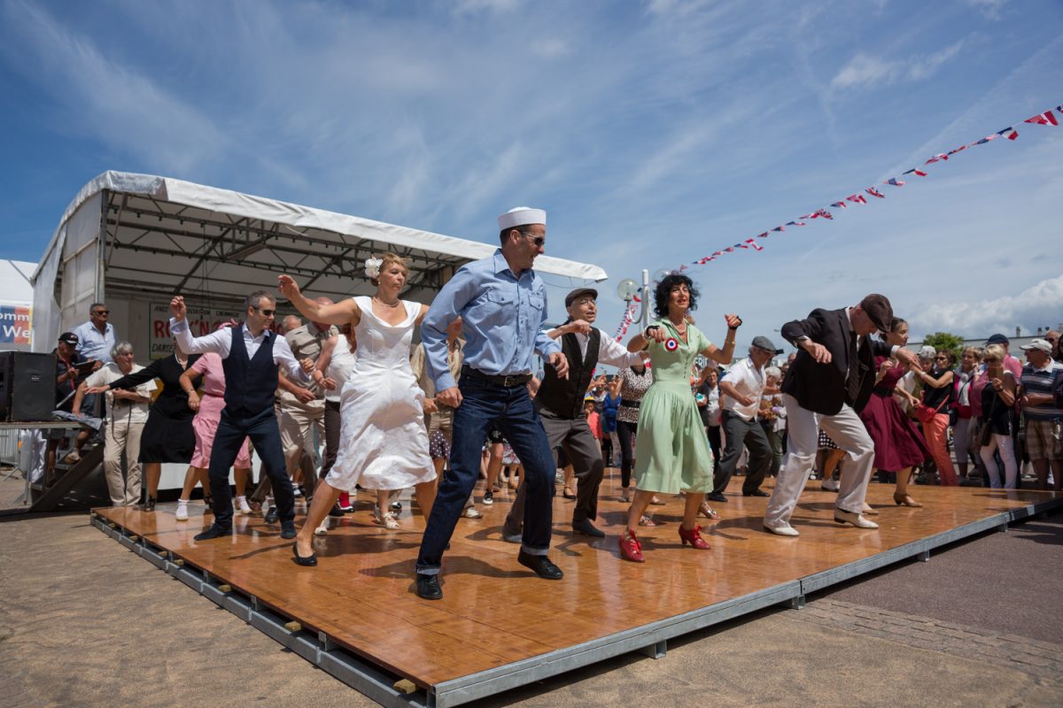 Bal Ouistreham au 73 anniversaire du Débarquement. D-Day Festival
