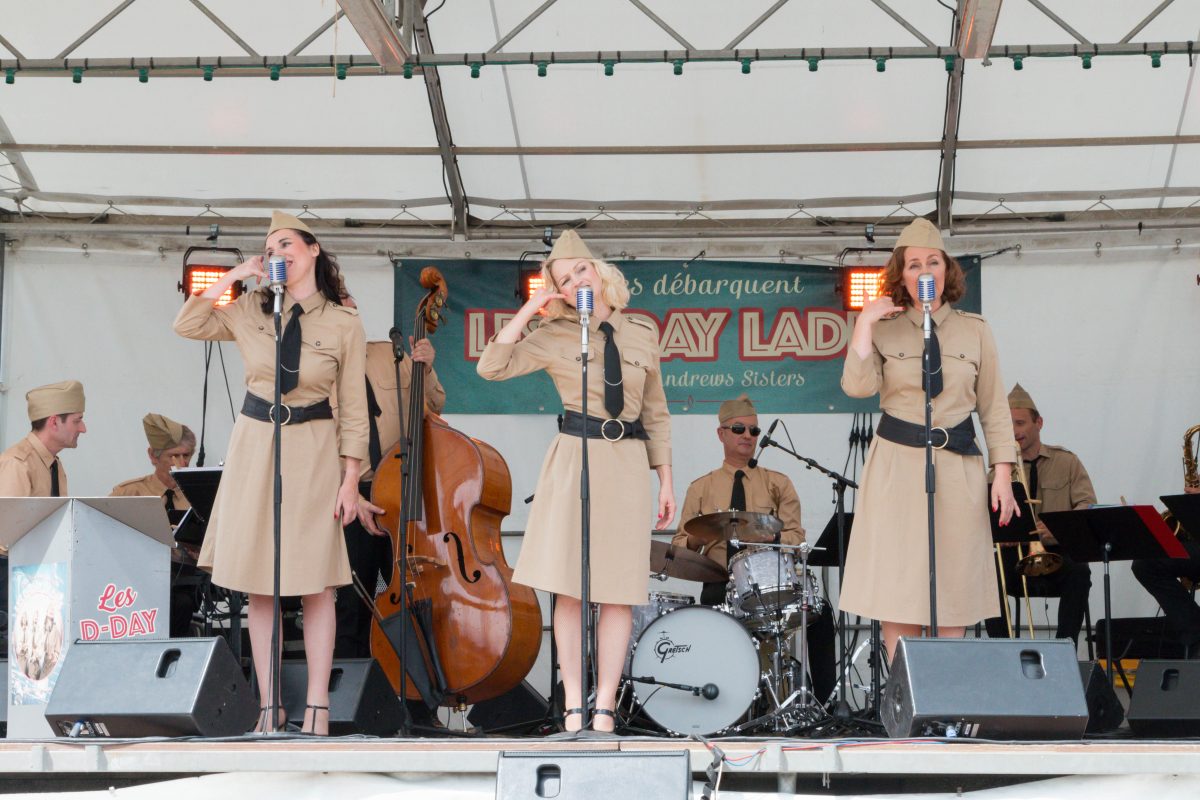 Concert des D-Day ladies à Ouistreham