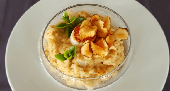 Recette de saison : risotto de Saint Jacques