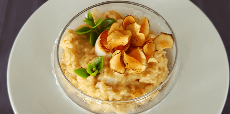 Recette de saison : risotto de Saint Jacques