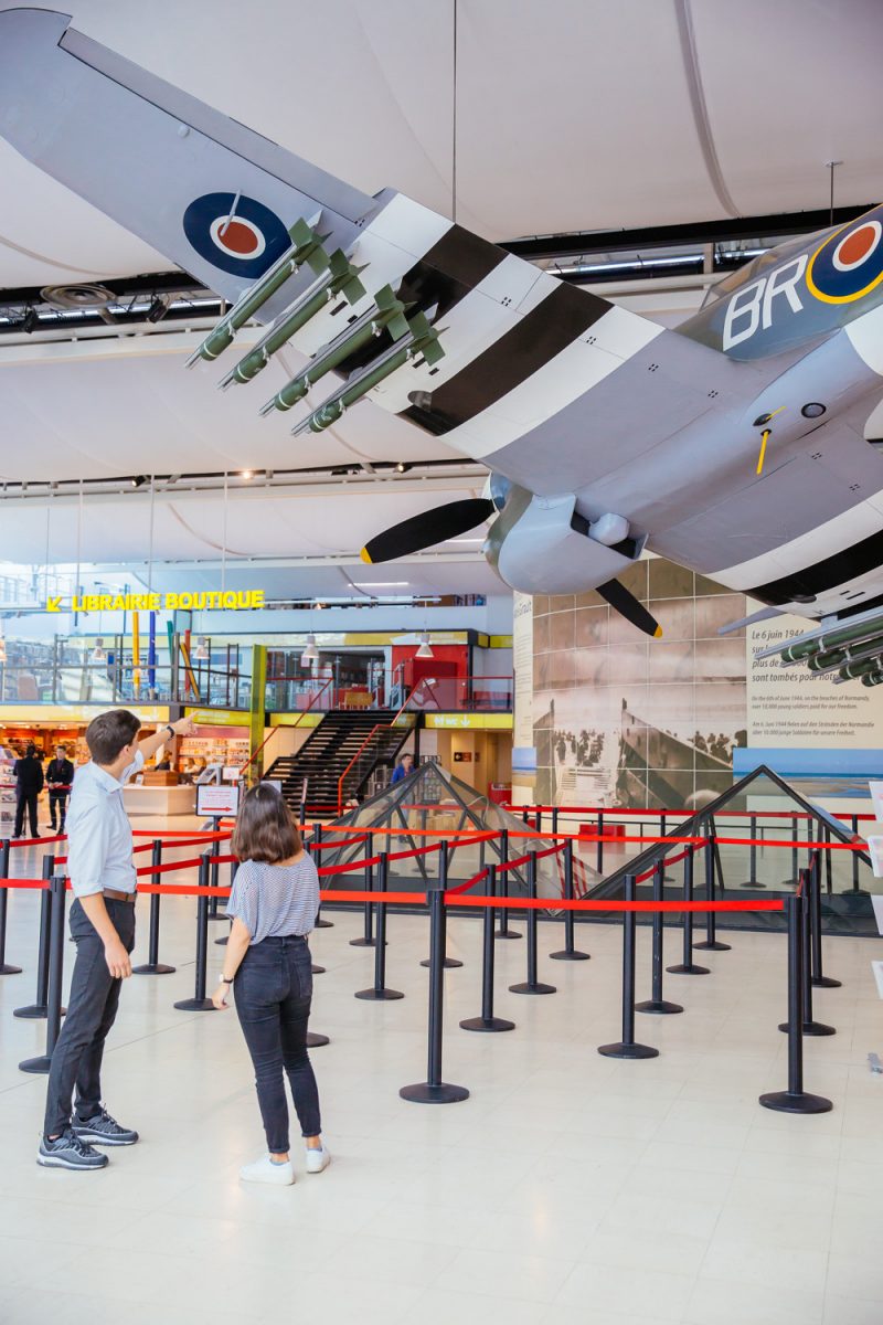 Hall du Mémorial de Caen