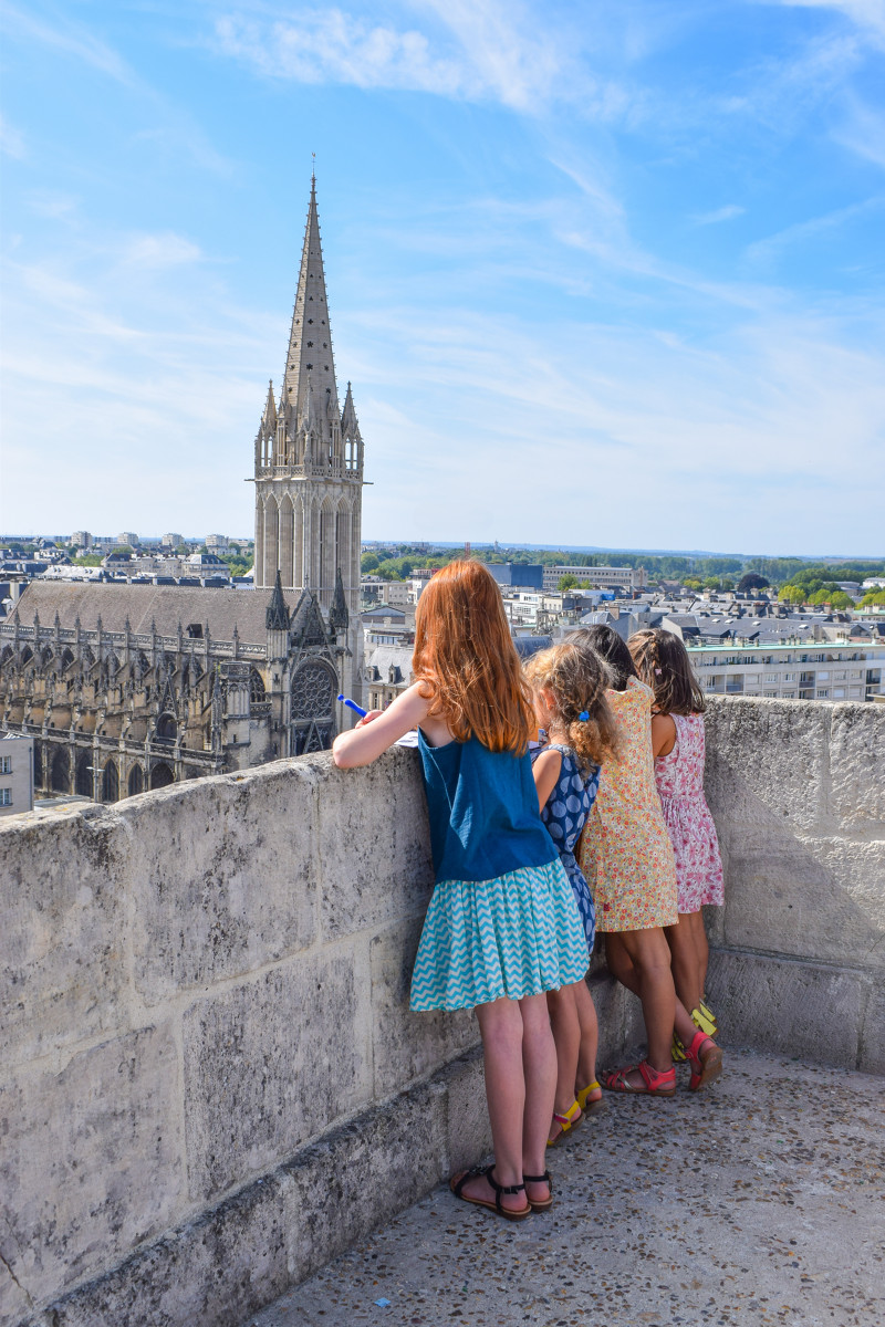 Visite en famille du Château de Caen