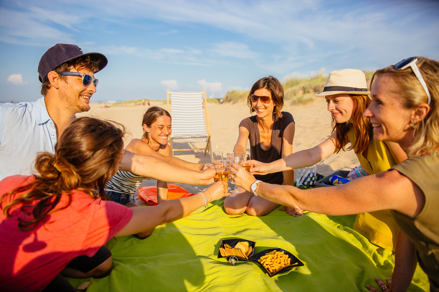 Pique-nique à la plage