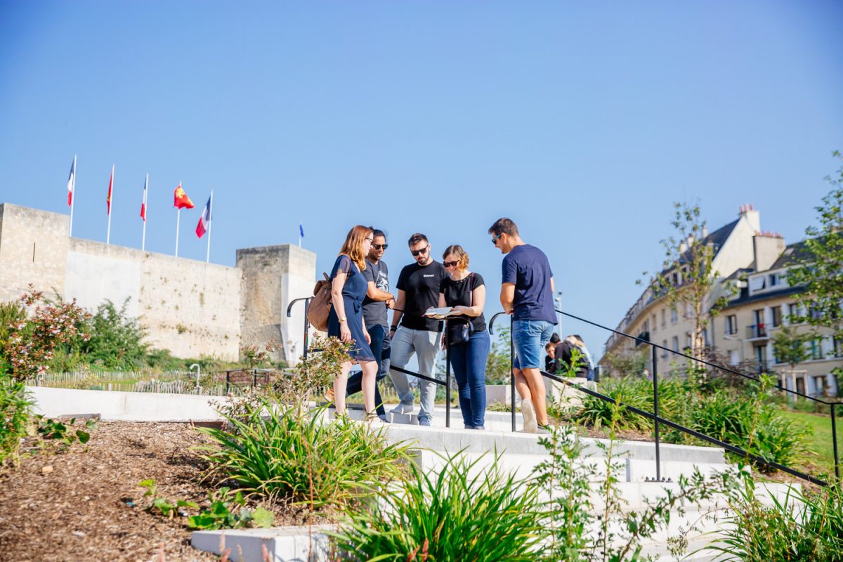 parcours à énigme au château de Caen
