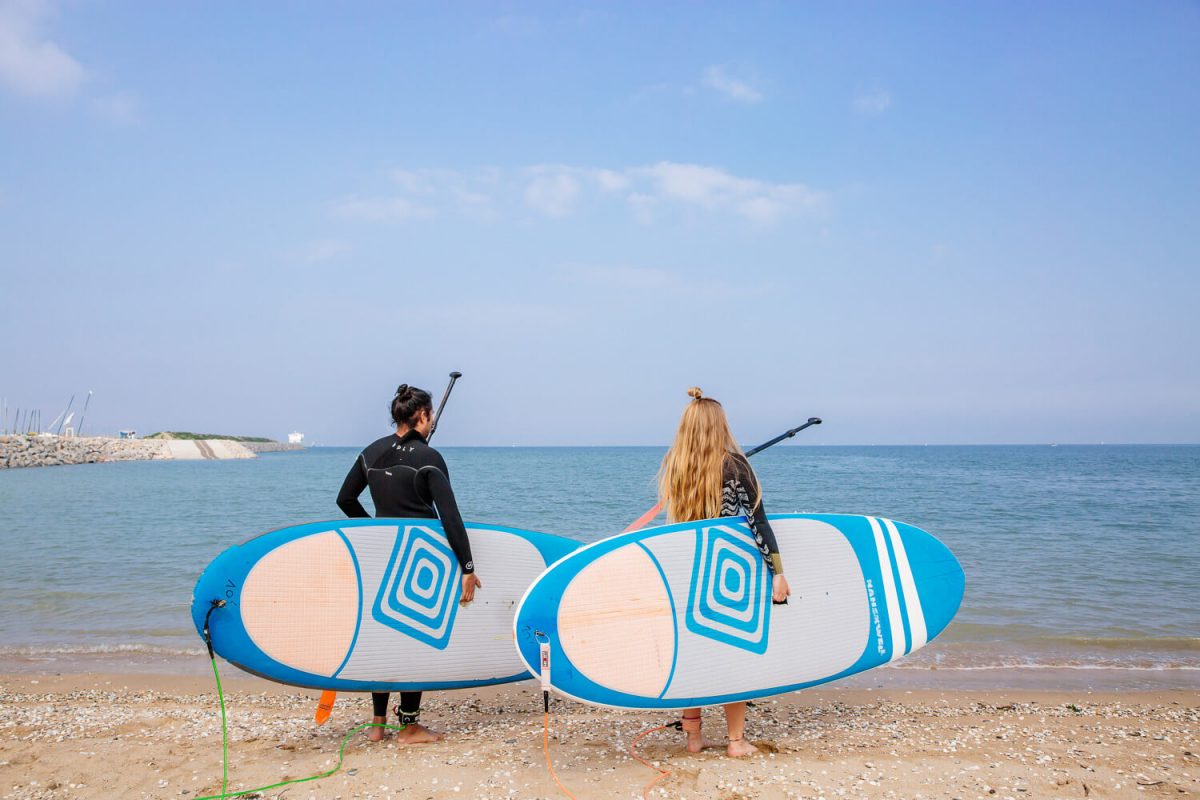 Paddle à Caen la mer