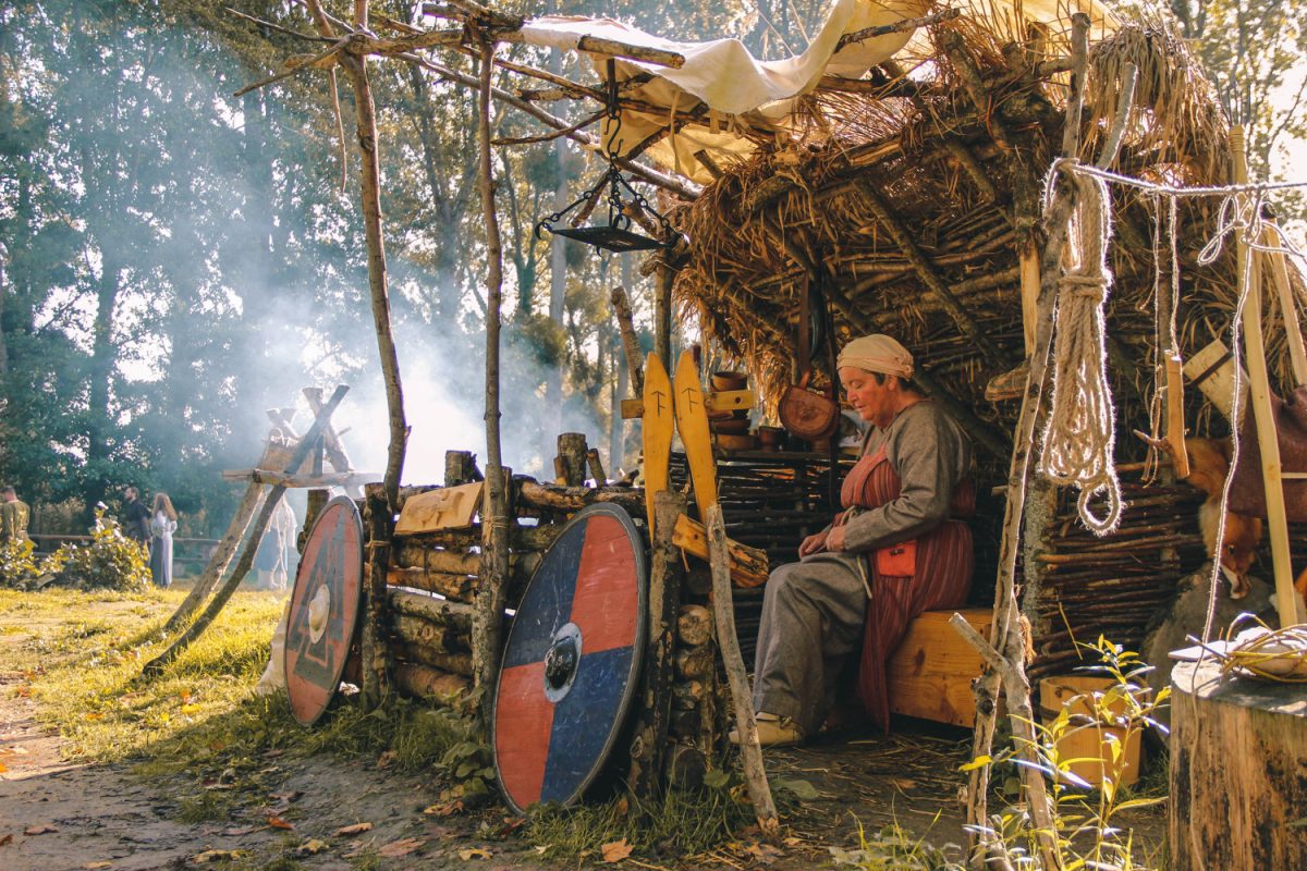 Campement viking, parc Ornavik