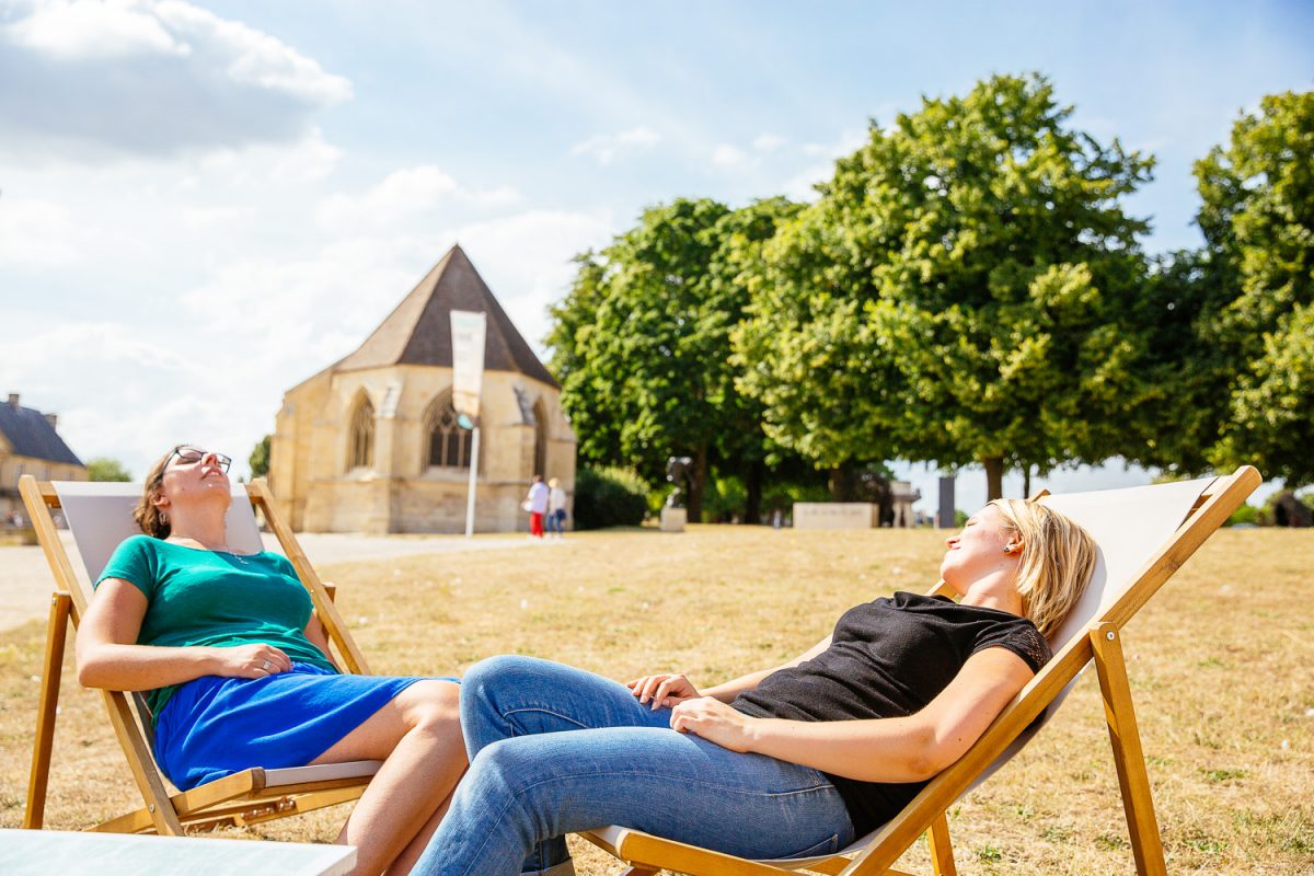 Détente au château de Caen