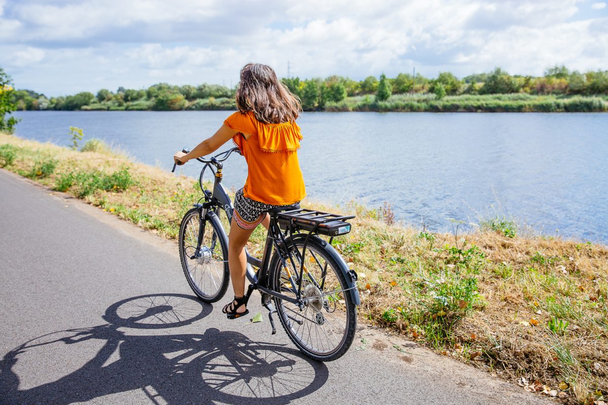 Balade en vélo sur la voie verte