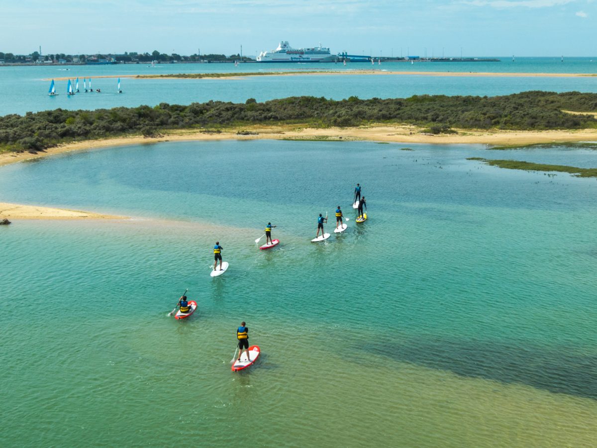 Stand up paddle pointe du siége Ouistreham