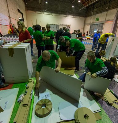 team building construction / sensoriel / digital