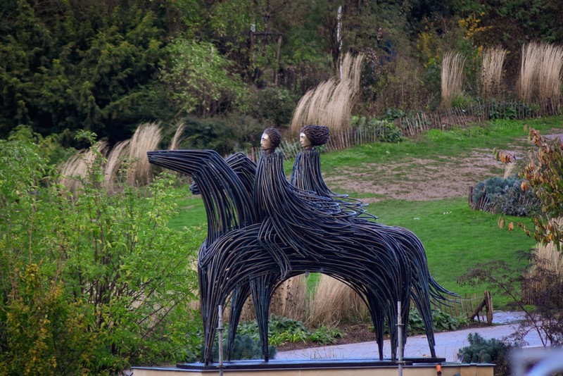 Statue Guillaume et Mathilde à Caen
