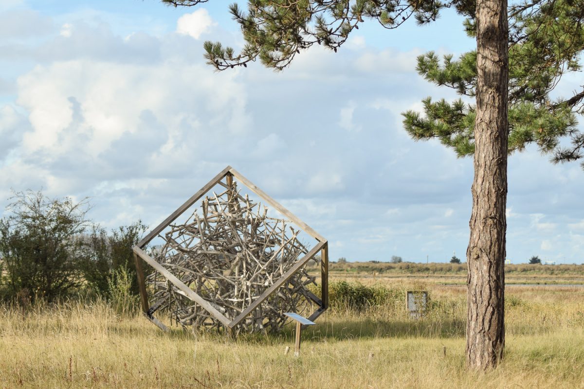 Art éphémère dans l'Estuaire de l'Orne