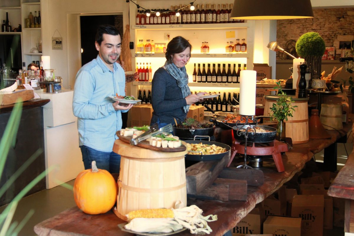 Brunch à la ferme de Billy