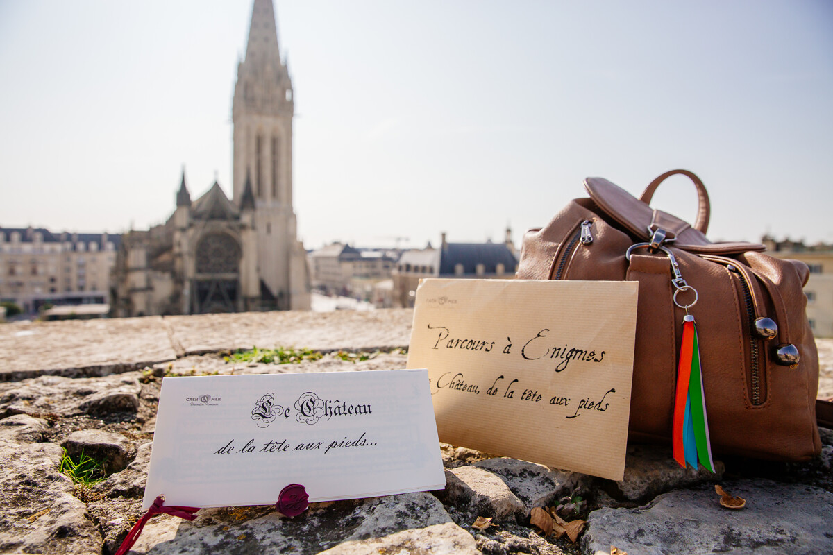 Eglise Saint-Pierre vue du Château de Caen