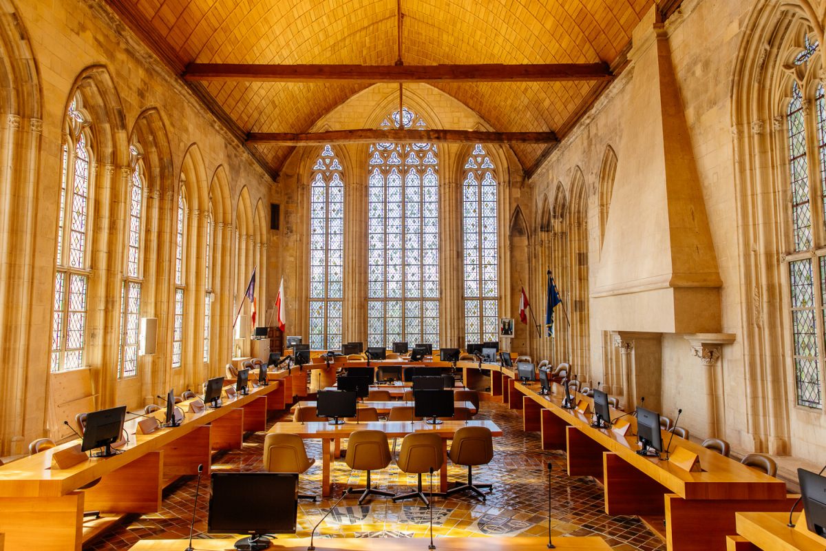 Salle des gardes, Abbaye aux Hommes à Caen