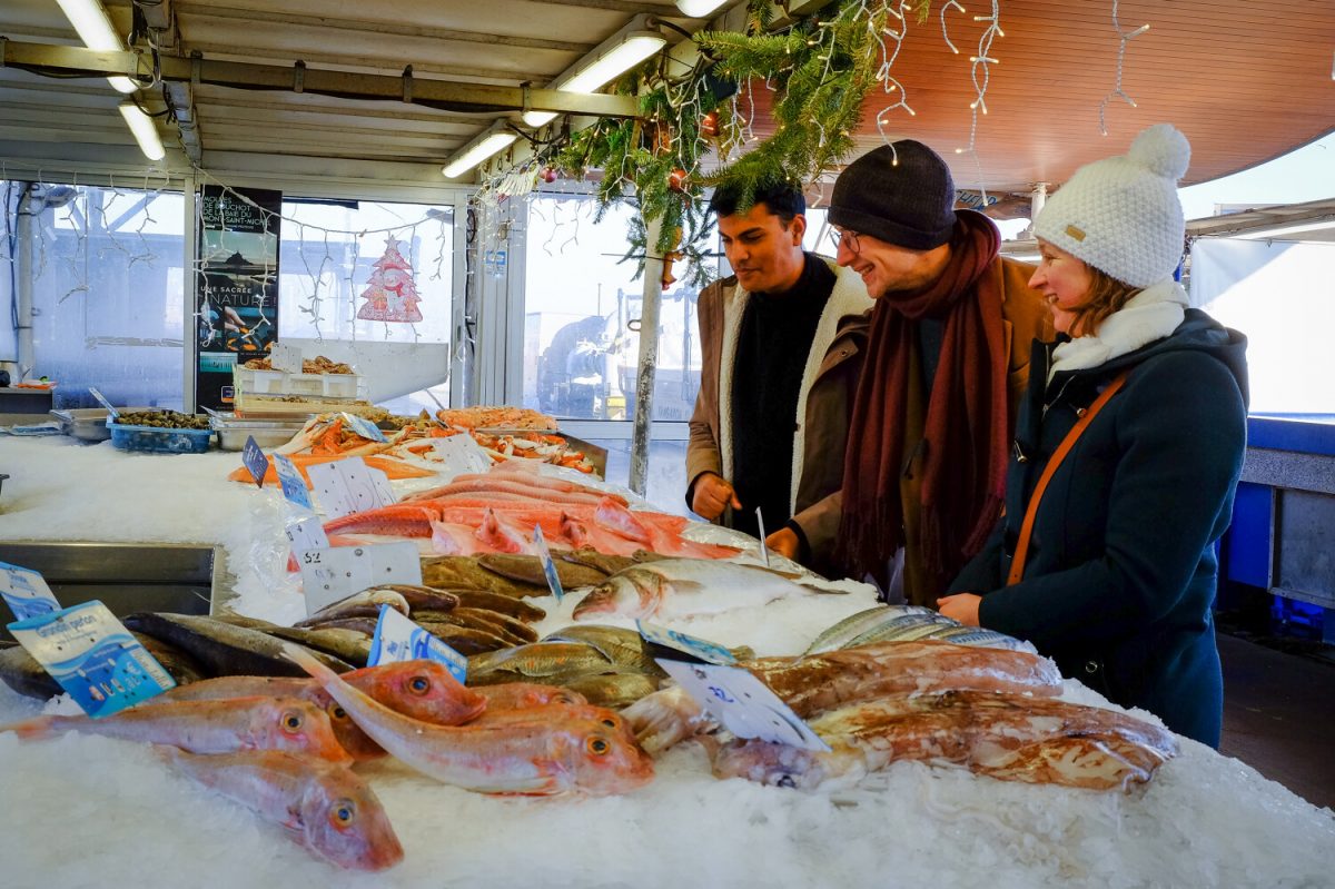 Marché aux poissons de Ouistreham