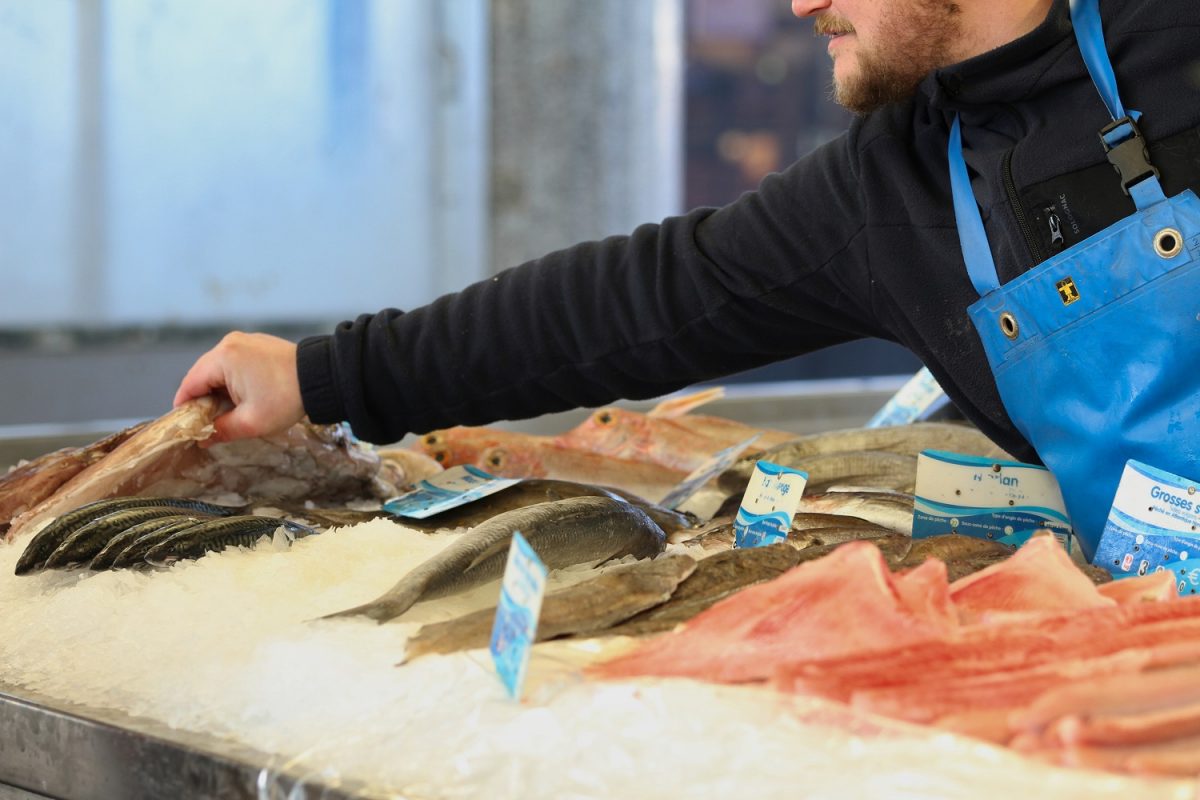 Marché aux poissons de Ouistreham