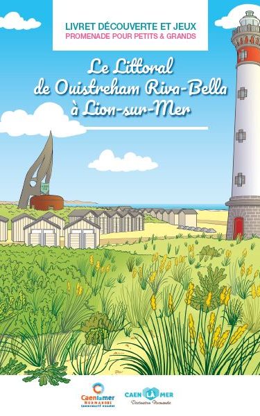 Couverture livret découverte et jeux Caen la mer Littoral