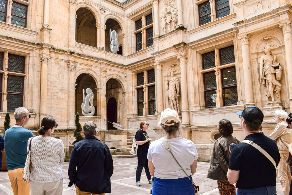 Visite du parcours d'oeuvres du Millénaire
