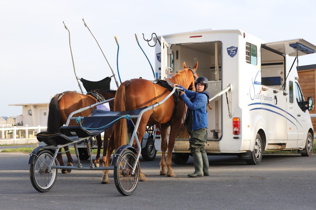 Baptême en Sulky à Ouistreham avec Sulky Passion