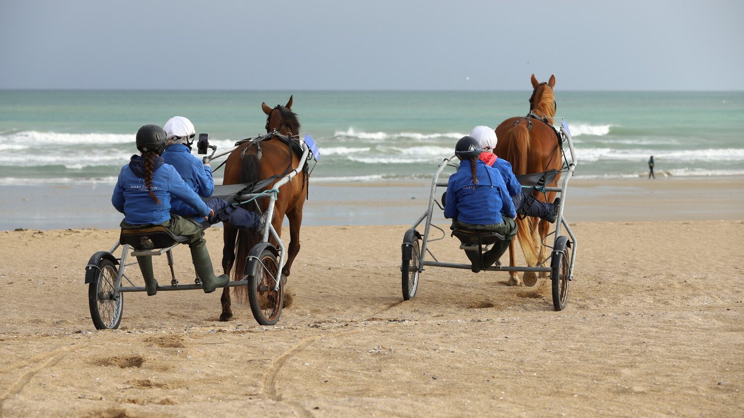 Baptême en Sulky sur la plage
