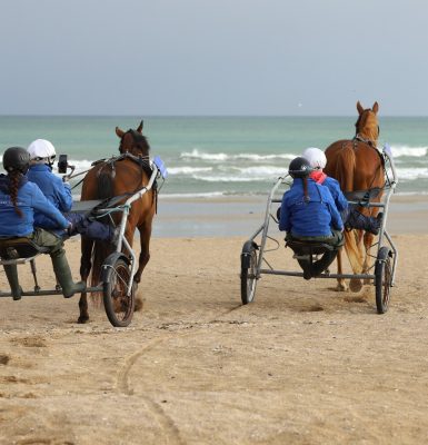 Baptême en Sulky sur la plage