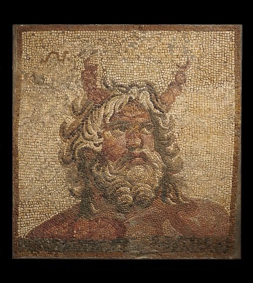 Mosaïque représentant le dieu Océan