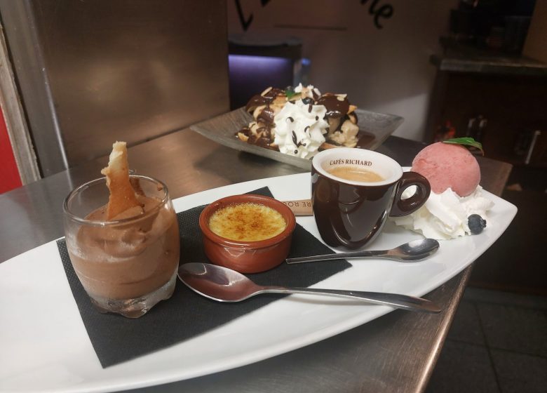 Café gourmand du restaurant L'Embroche à Caen en Normandie