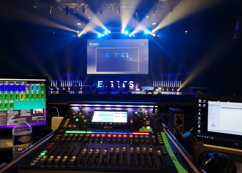 Prestation complète son, vidéo, éclairage, Zenith de Caen