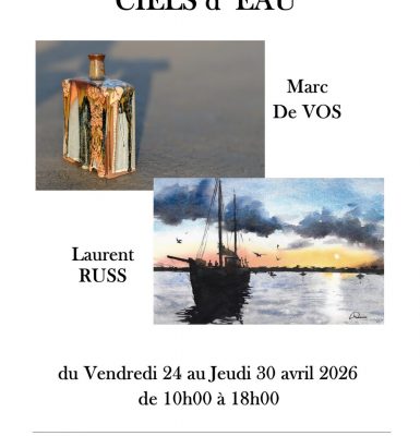 AGLAE Les Amis de la Galerie le Trianon Arts et Essais présente Marc DE Vos ,Laurent Russ