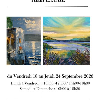 AGLAE les Amis de le Galerie de Lion Arts et Essais présente Alain Laubé