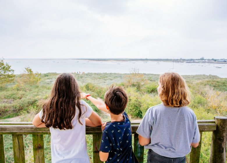 En famille à la Pointe du Siège