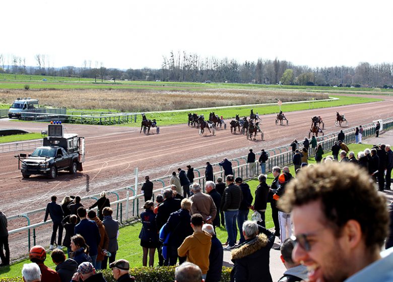 Arrivée à l’hippodrome de Caen