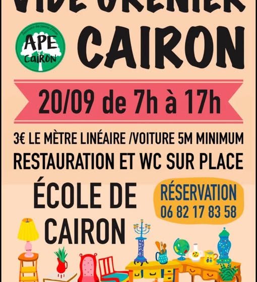 Vide grenier Cairon