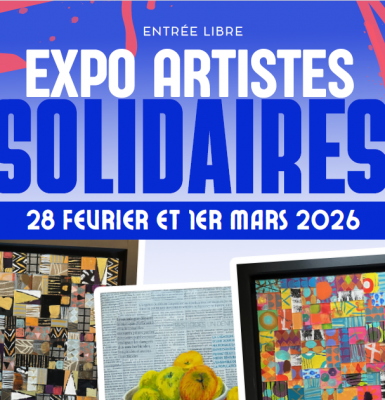 Exposition des « artistes solidaires » du Secours Populaire