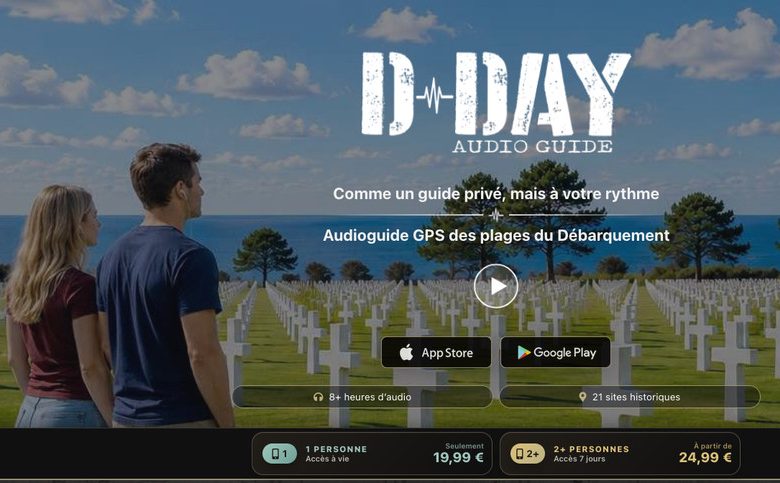 D-Day Audio Guide Plages du Débarquement Normandie