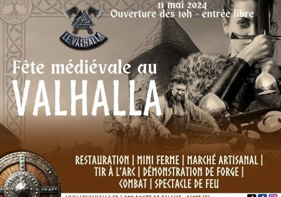 Fête médiévale au Valhalla Le 11 mai 2024
