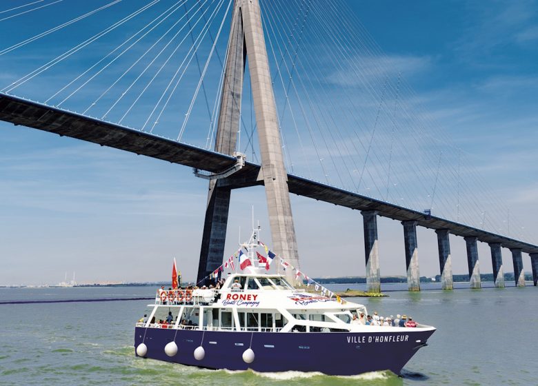 Bateau Ville d&rsquo;Honfleur & Pont de Normandie