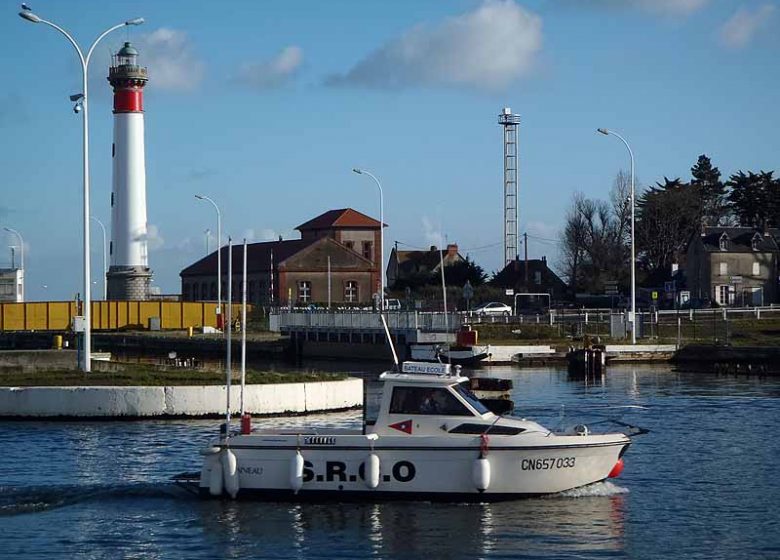 Bateau école de la Société des Régates de Caen Ouistreham en Normandie