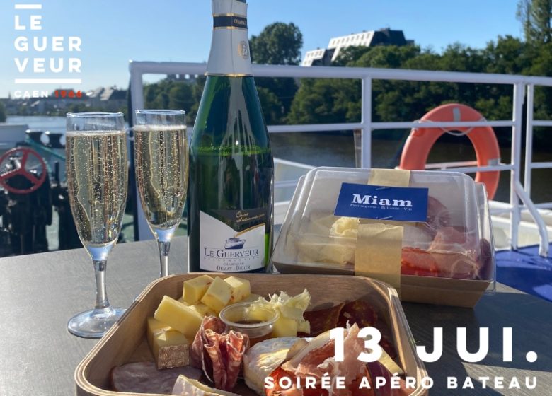 Soirée apéro bateau