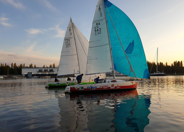 Naviguer à Caen