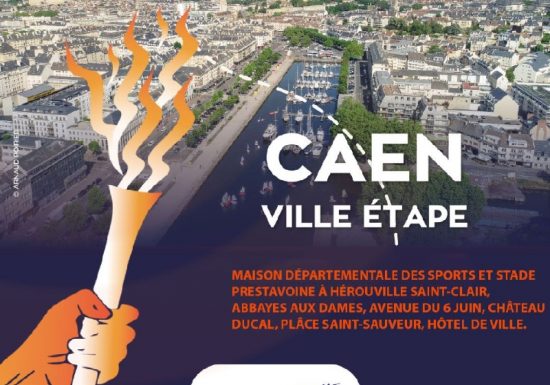 Caen accueille la flamme olympique Le 30 mai 2024