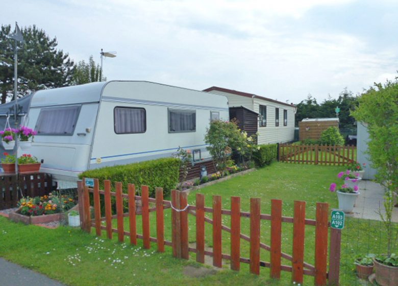 Camping les Salines – Colleville Montgomery – emplacement caravane